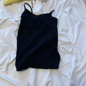 Black tank top